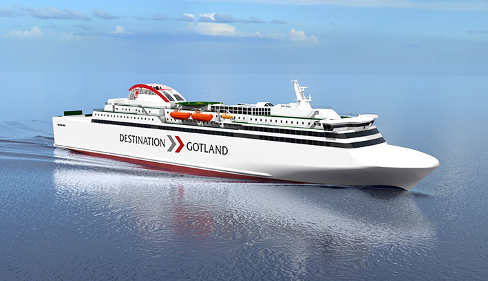 Gotland Rederi RoPax ferry image