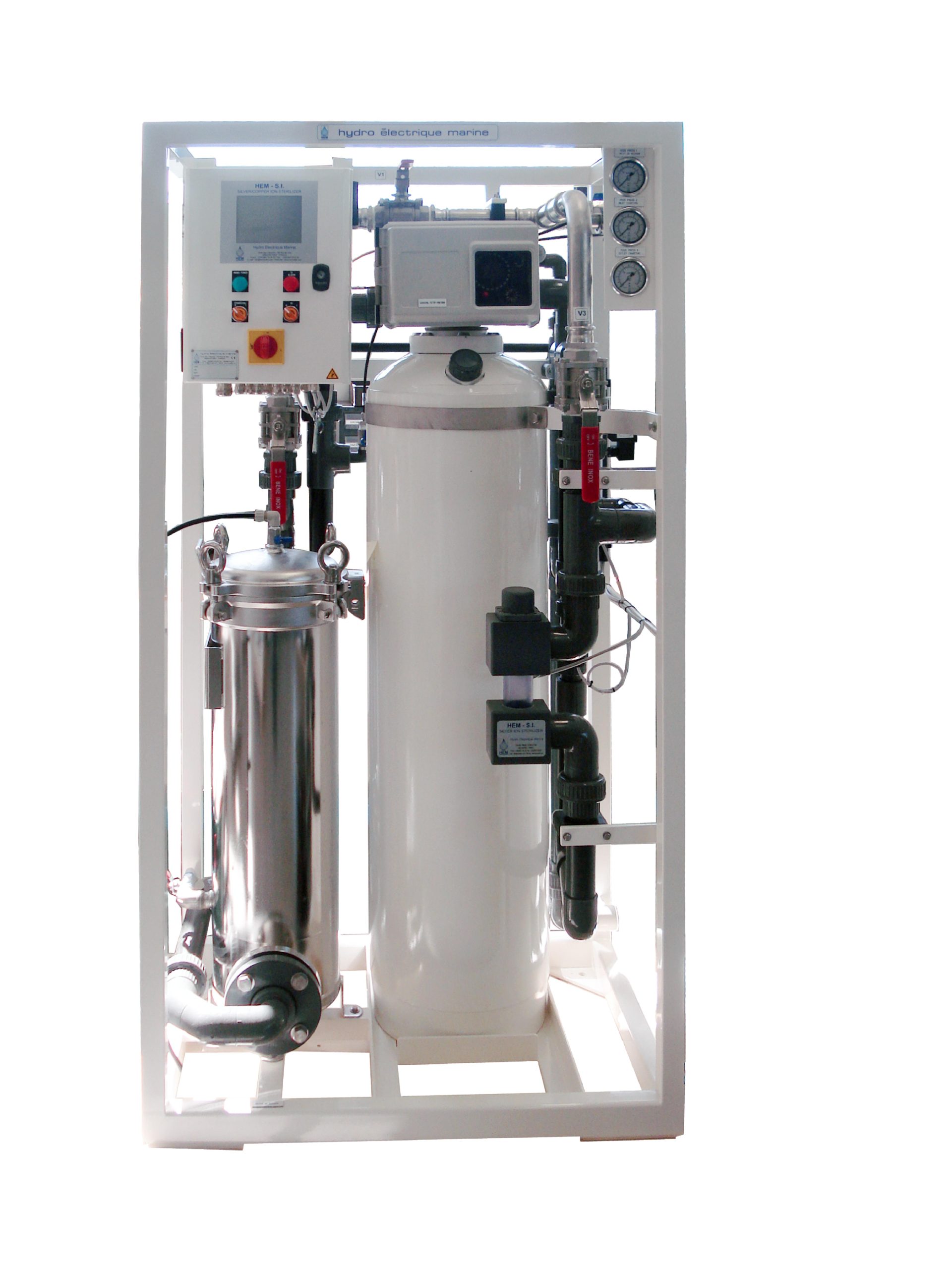 HEM Fresh water treatment skid, Type 1300, 1400 Evac